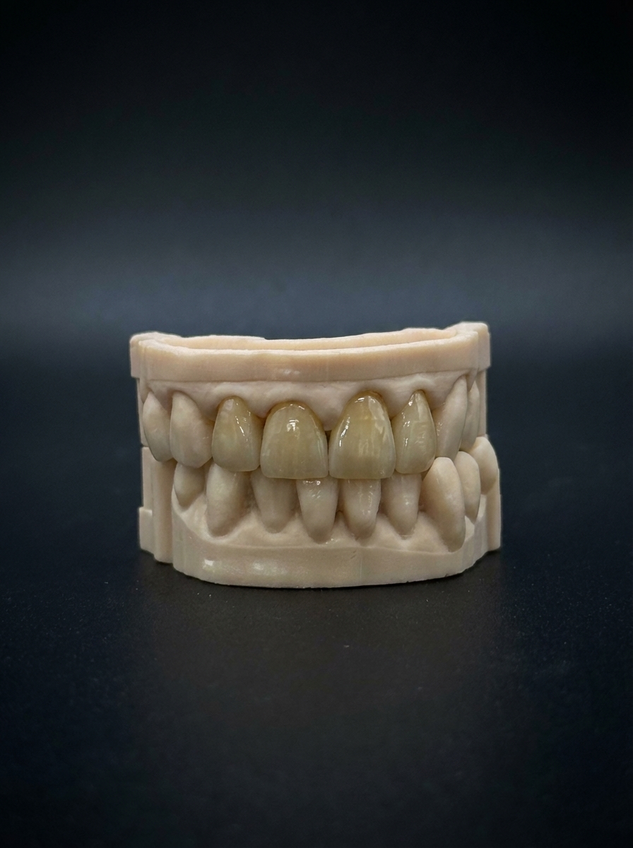 Porcelain crown restoration